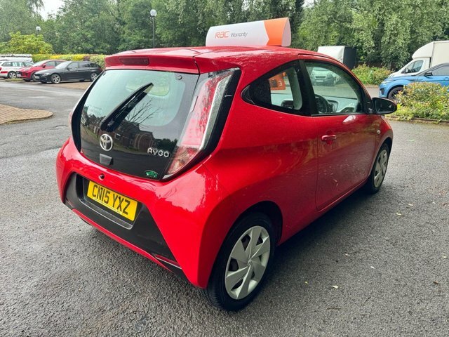Toyota Aygo Hatchback Red #6