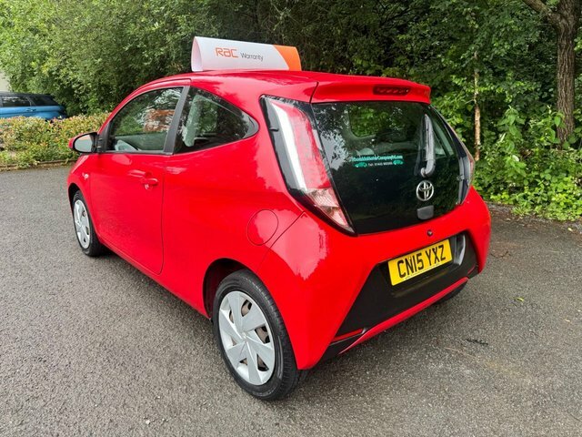 Toyota Aygo Hatchback Red #3
