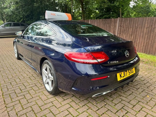 Mercedes-Benz C Class C 220 D Amg Line Premium Plus Blue #3