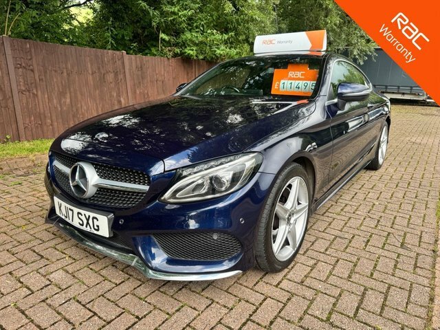 Mercedes-Benz C Class C 220 D Amg Line Premium Plus Blue