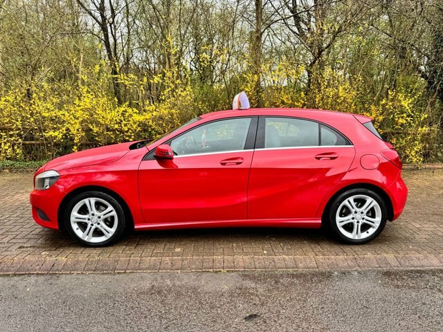 Mercedes-Benz A Class Hatchback YE64HBJ Red #2