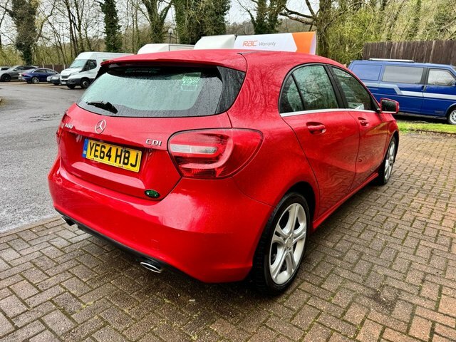 Mercedes-Benz A Class Hatchback YE64HBJ Red #4
