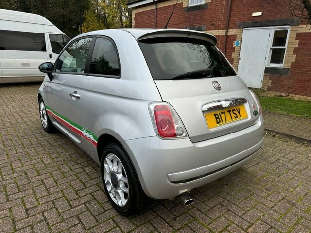 Fiat 500 Hatchback Silver #3