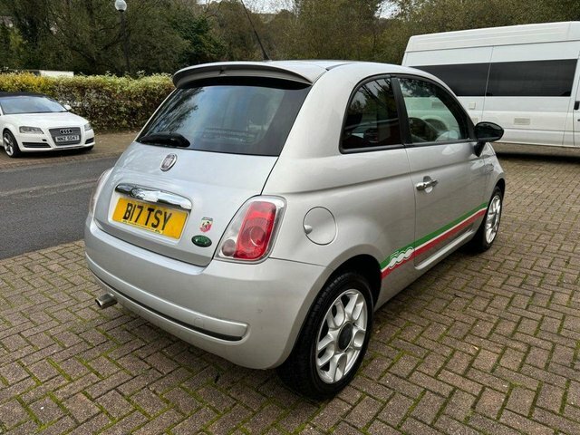Fiat 500 Hatchback Silver #5