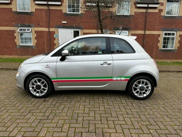 Fiat 500 Hatchback Silver #2
