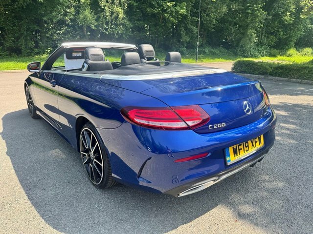 Mercedes-Benz C Class Convertible WF19XFW Blue #3