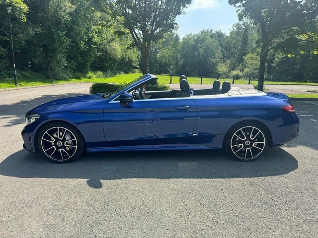 Mercedes-Benz C Class Convertible WF19XFW Blue #2