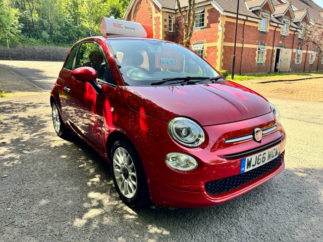 Fiat 500 Hatchback Red #6