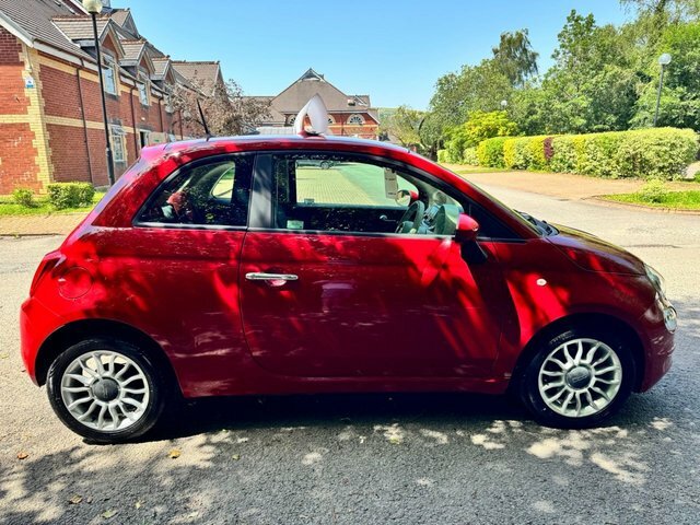 Fiat 500 Hatchback Red #5