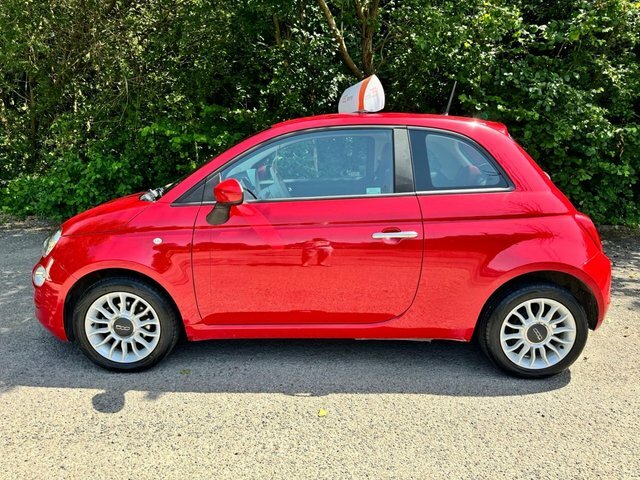 Fiat 500 Hatchback Red #2