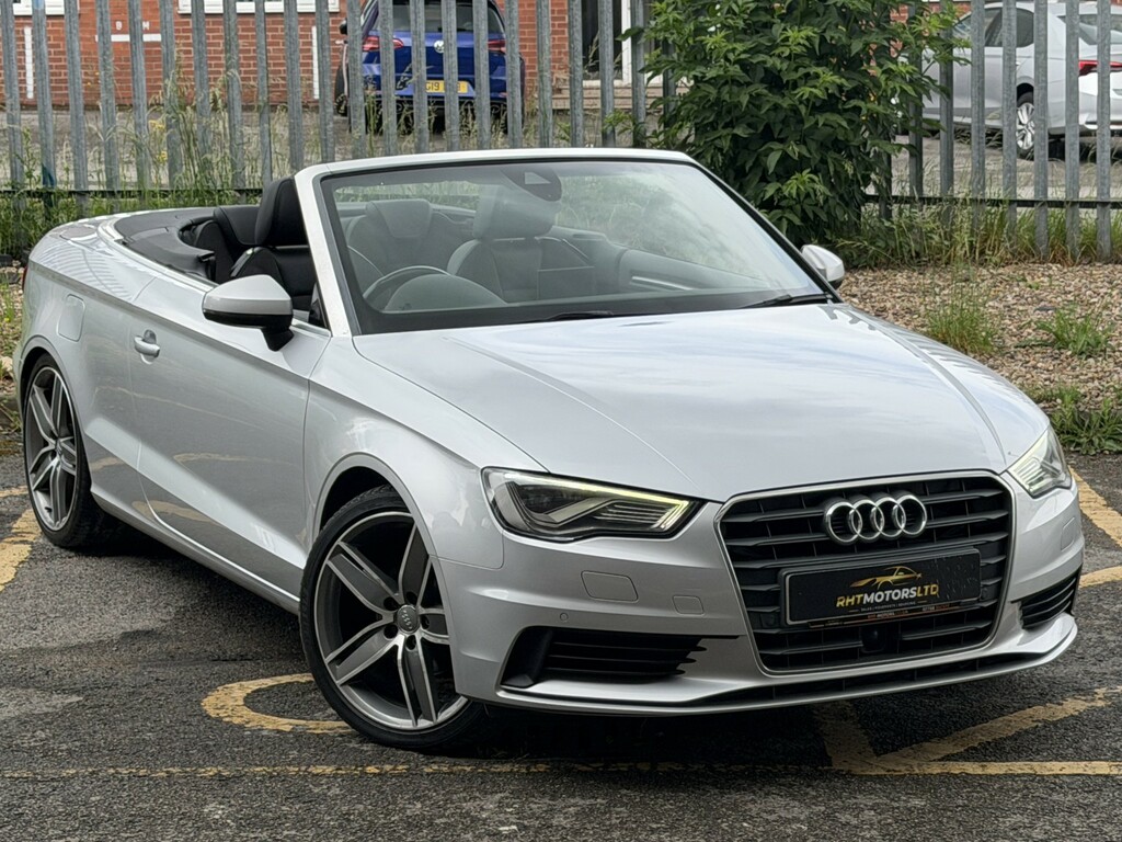 Audi A3 Cabriolet Convertible 2.0 Tdi Sport 201414 Silver