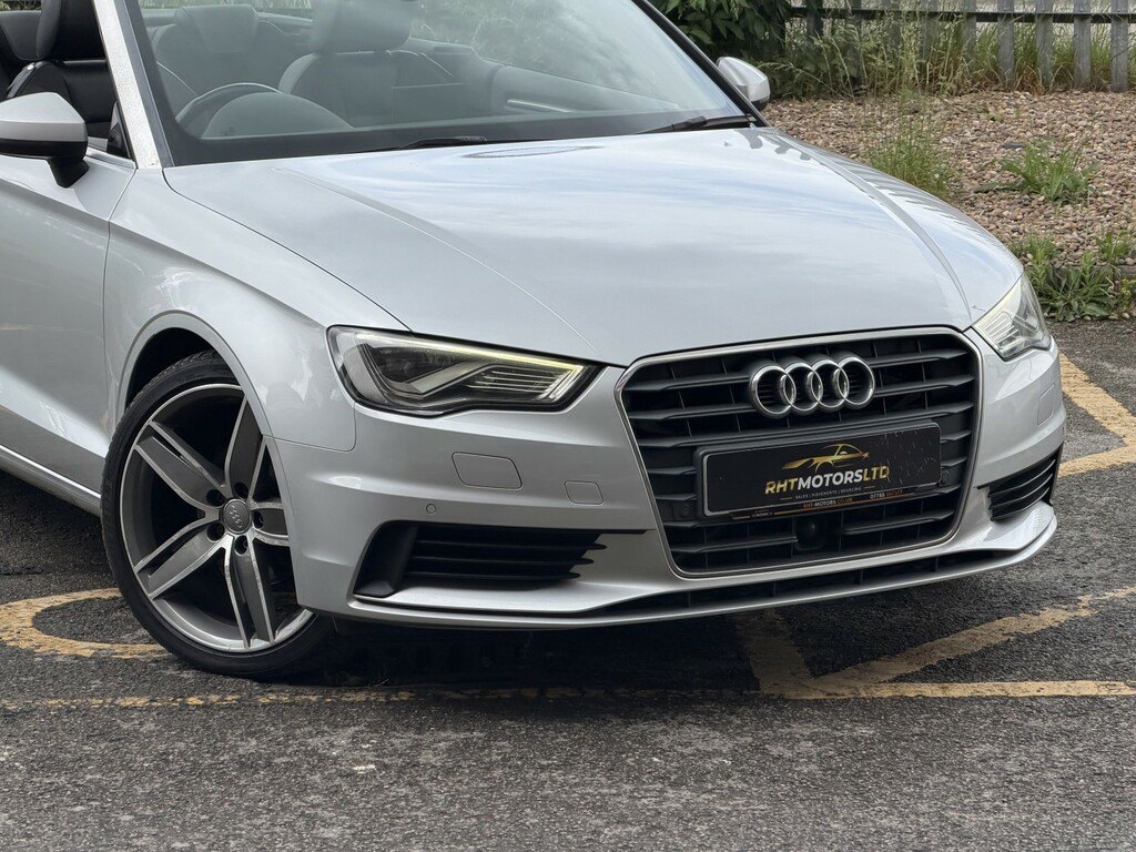 Audi A3 Cabriolet Convertible 2.0 Tdi Sport 201414 Silver #4