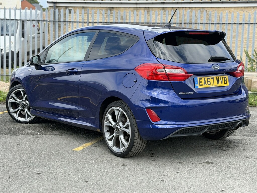 Ford Fiesta Hatchback 1.0 T Ecoboost St-line 201767 EA67WVB Blue #2
