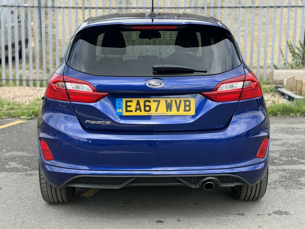 Ford Fiesta Hatchback 1.0 T Ecoboost St-line 201767 EA67WVB Blue #4