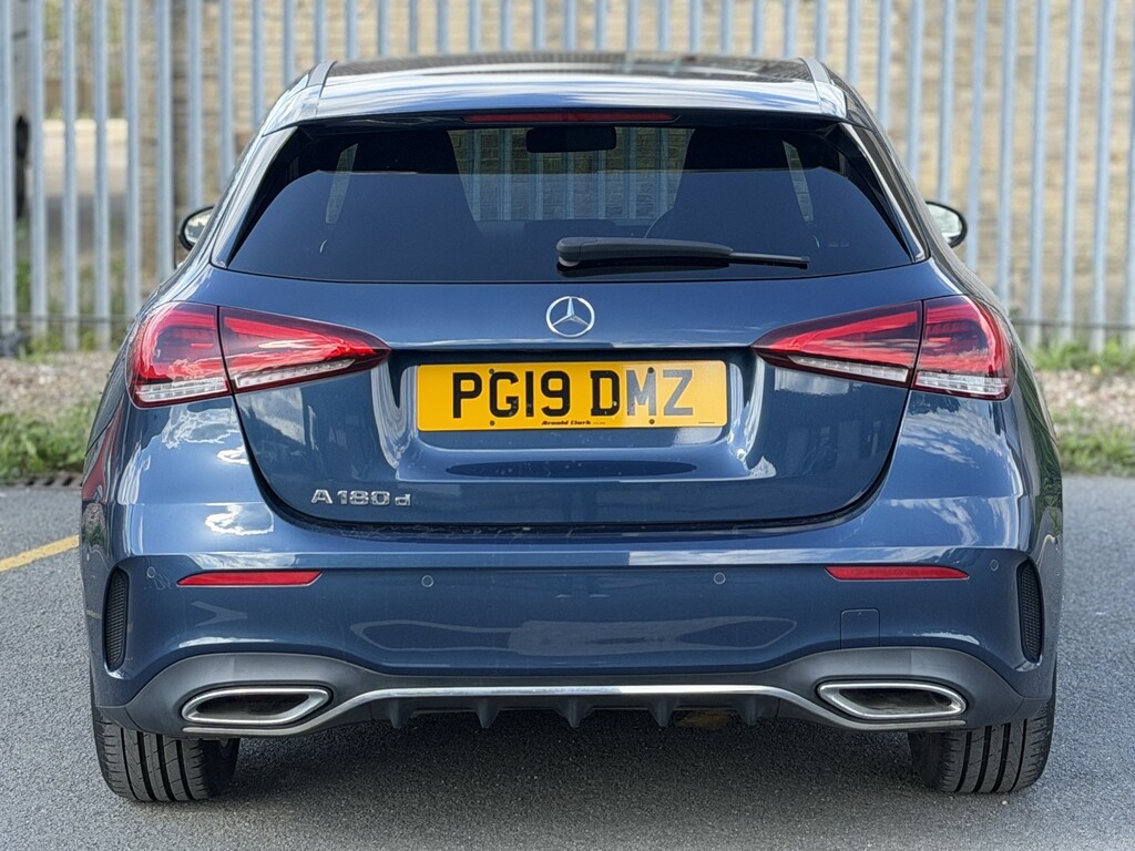 Mercedes-Benz A Class Hatchback 1.5 A180d Amg Line 201919 PG19DMZ Blue #4