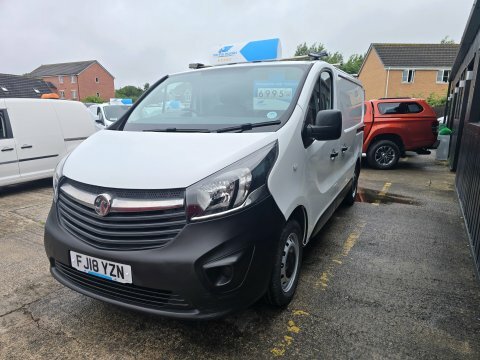 Vauxhall Vivaro L1h1 2900 Cdti White #3