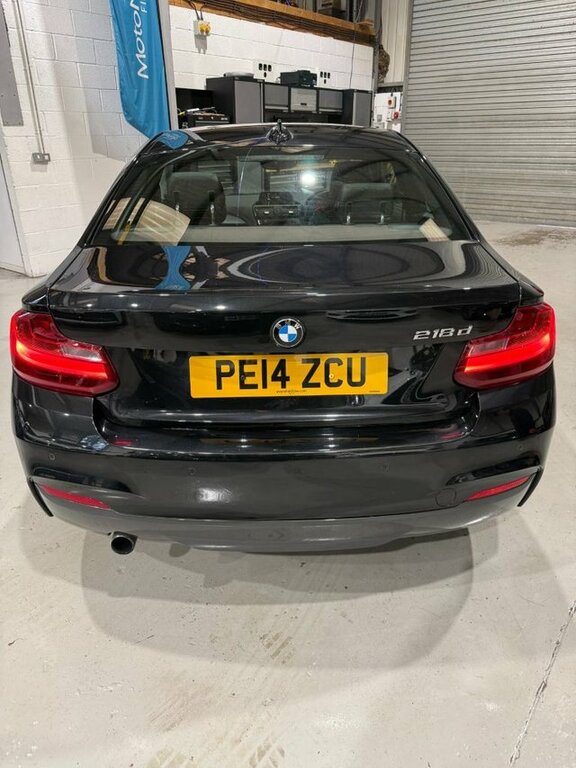 BMW 2 Series Gran Coupe 2014 2.0 218D M Sport Coupe Euro Black #4