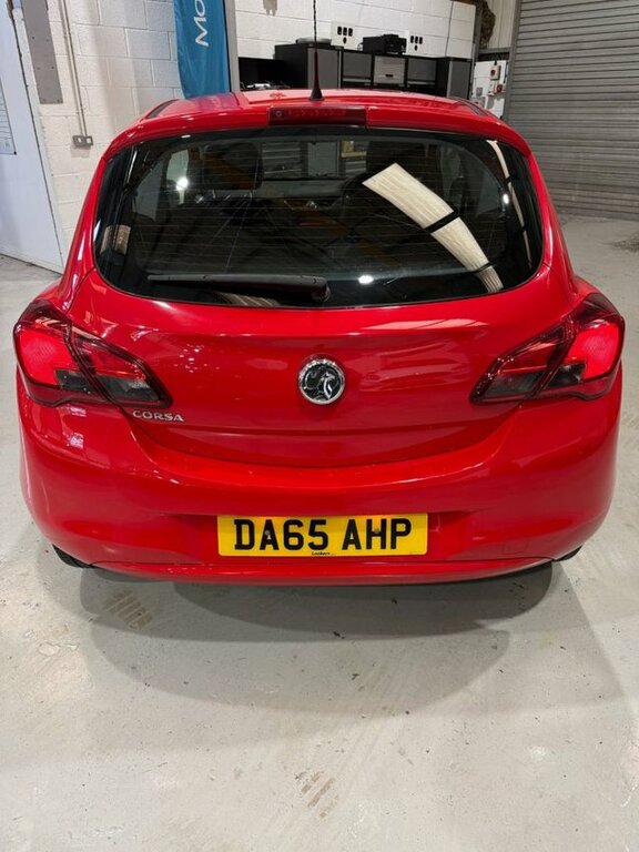 Vauxhall Corsa 2015 1.2I Sting Hatchback Euro 6 DA65AHP Red #4