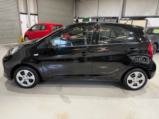 Kia Picanto 2015 1.0 1 Hatchback Euro 6 65Bh Black #6