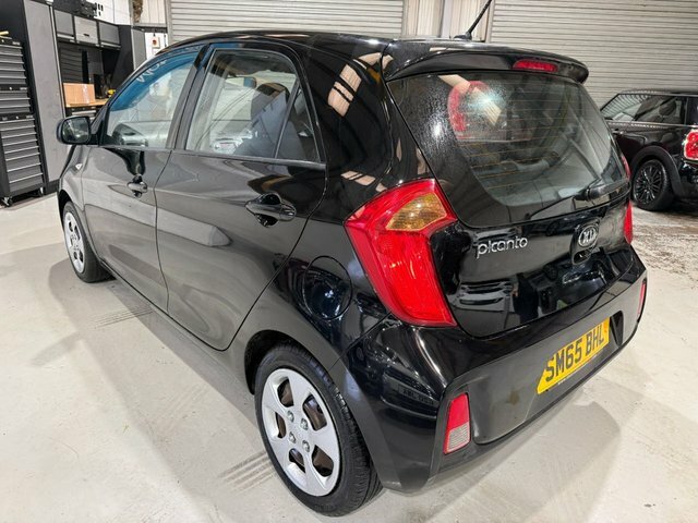 Kia Picanto 2015 1.0 1 Hatchback Euro 6 65Bh Black #5