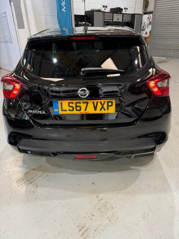 Nissan Micra 2017 0.9 Ig-t Tekna Hatchback Eu Black #4