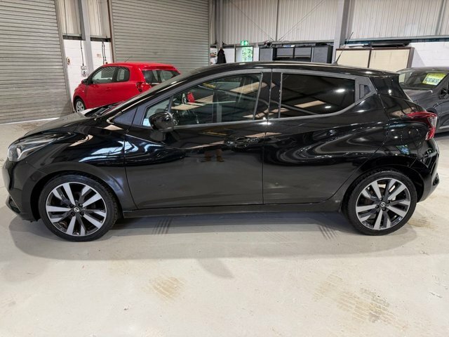 Nissan Micra 2017 0.9 Ig-t Tekna Hatchback Eu Black #6