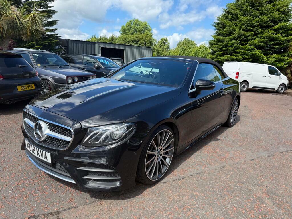 Mercedes-Benz E Class 2.0 E220d Amg Line Cabriolet G-tronic Euro 6 S S Black #3