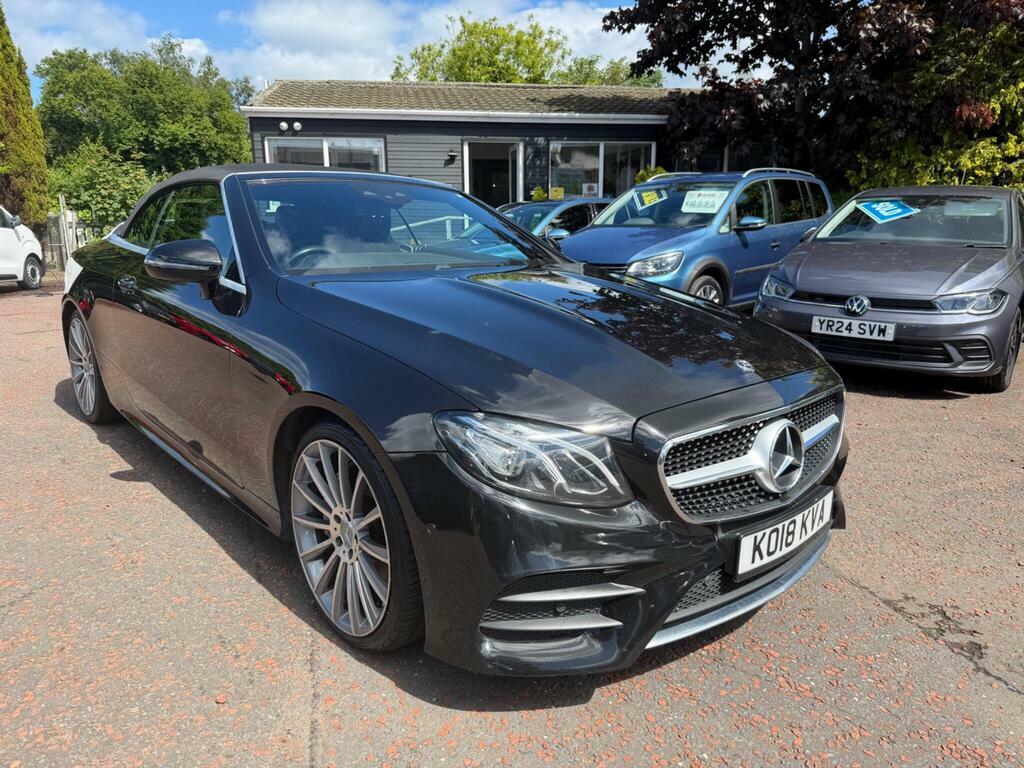 Mercedes-Benz E Class 2.0 E220d Amg Line Cabriolet G-tronic Euro 6 S S Black
