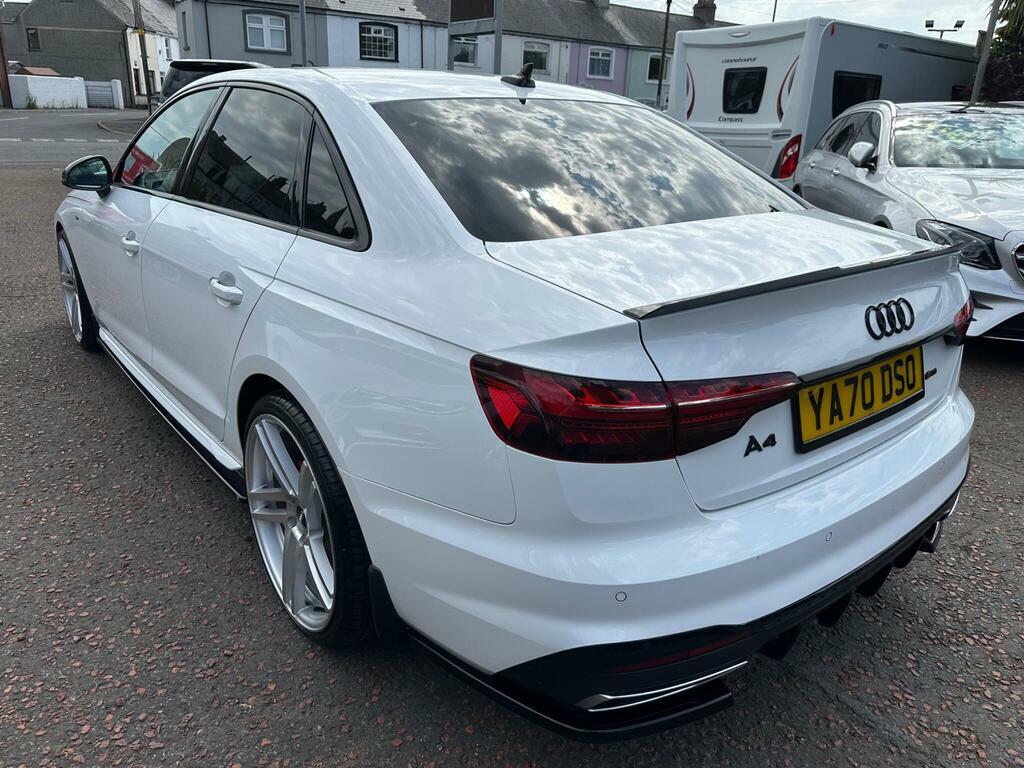 Audi A4 2.0 Tdi 35 S Line S Tronic Euro 6 S S White #4