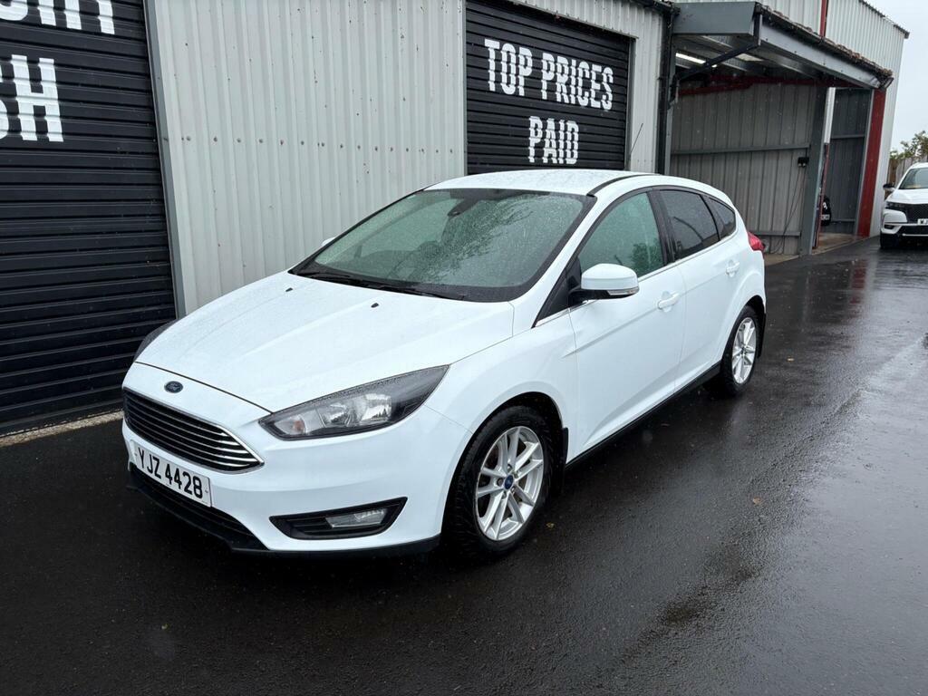 Ford Focus 1.0T Ecoboost Zetec Euro 6 S S YJZ4428 White #5