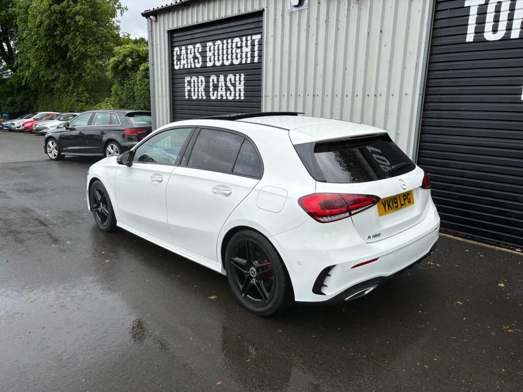 Mercedes-Benz A Class 1.3 A180 Amg Line Premium Plus 7G-dct Euro 6 S YK19LPG White #4