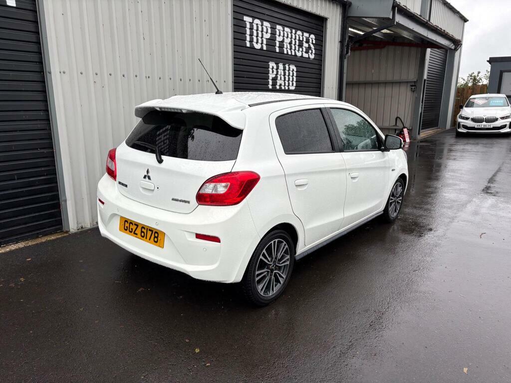 Mitsubishi Mirage 1.2 Juro Euro 6 S S White #3
