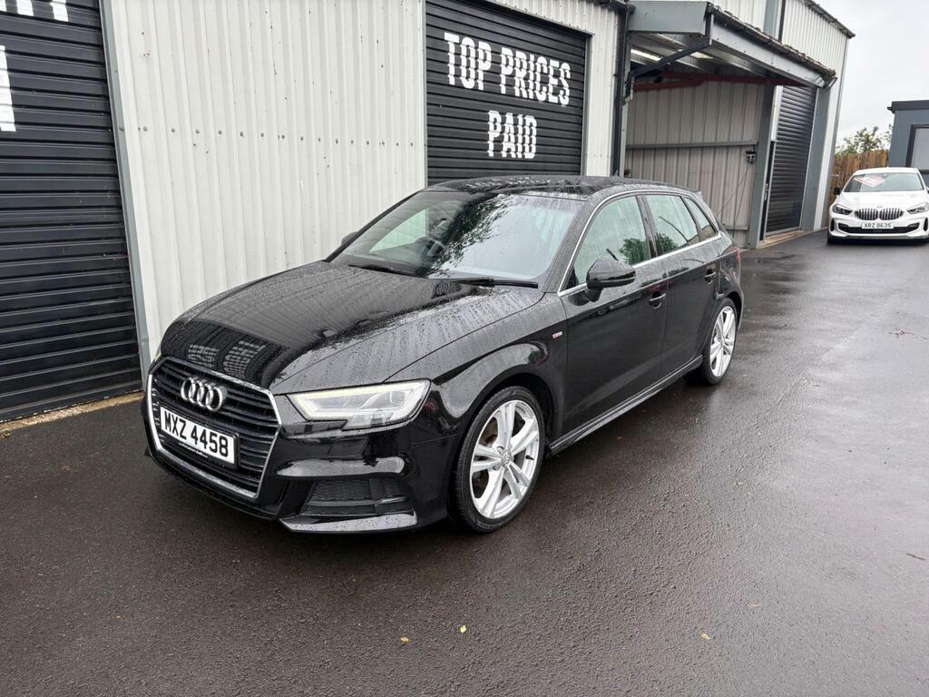 Audi A3 1.5 Tfsi Cod S Line Sportback Euro 6 S S MXZ4458 Black #6