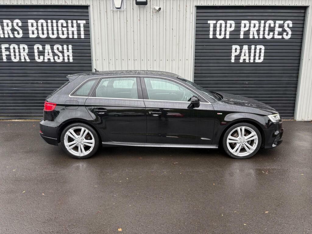 Audi A3 1.5 Tfsi Cod S Line Sportback Euro 6 S S MXZ4458 Black #2
