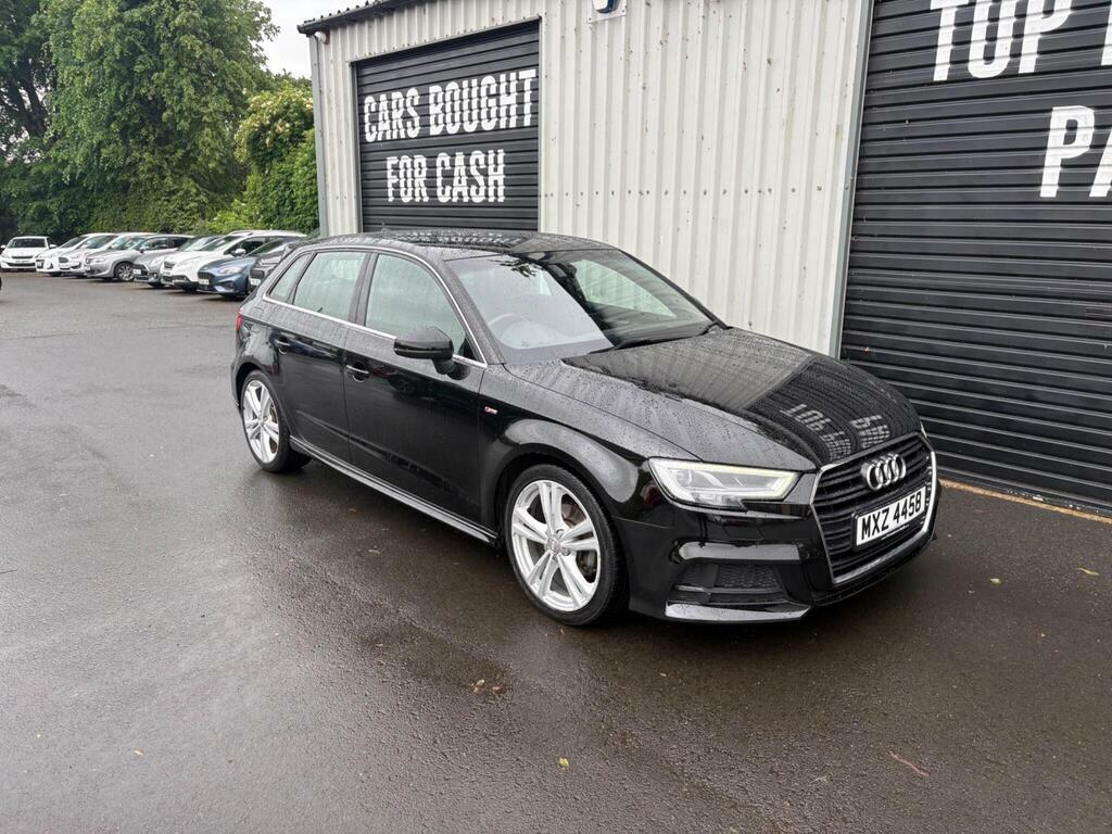Audi A3 1.5 Tfsi Cod S Line Sportback Euro 6 S S MXZ4458 Black