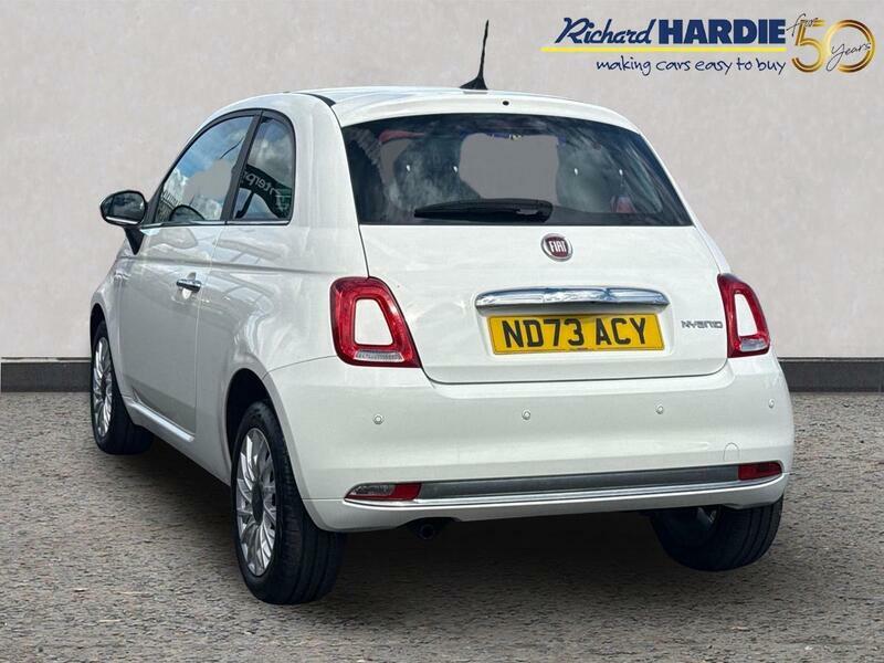 Fiat 500 Hatchback Blue #2