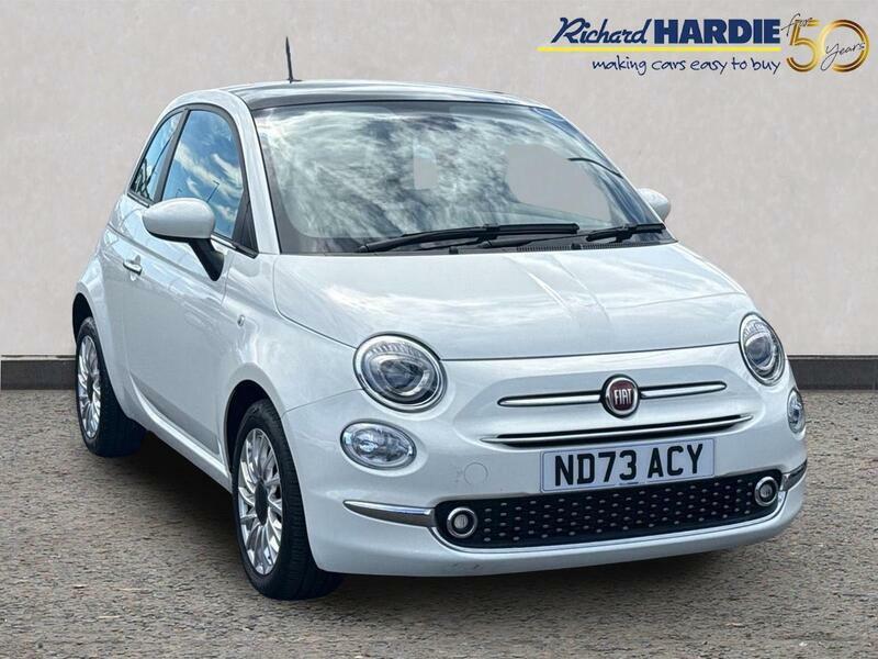 Fiat 500 Hatchback Blue #1