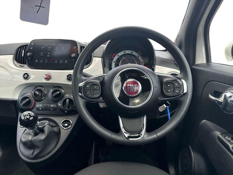 Fiat 500 Hatchback Blue #8