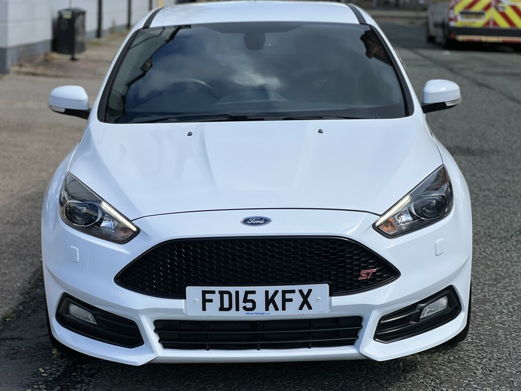 Ford Focus 2.0 T Ecoboost St-3 White #4