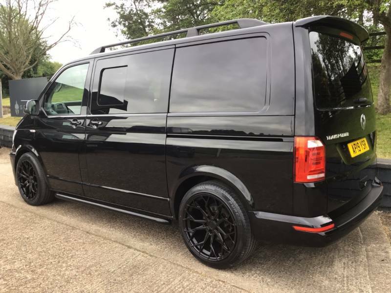 Volkswagen Transporter 2.0 Tdi Bmt 204 Highline Van Dsg Kombi 6 Seats - 2 AP19YSR Black #5