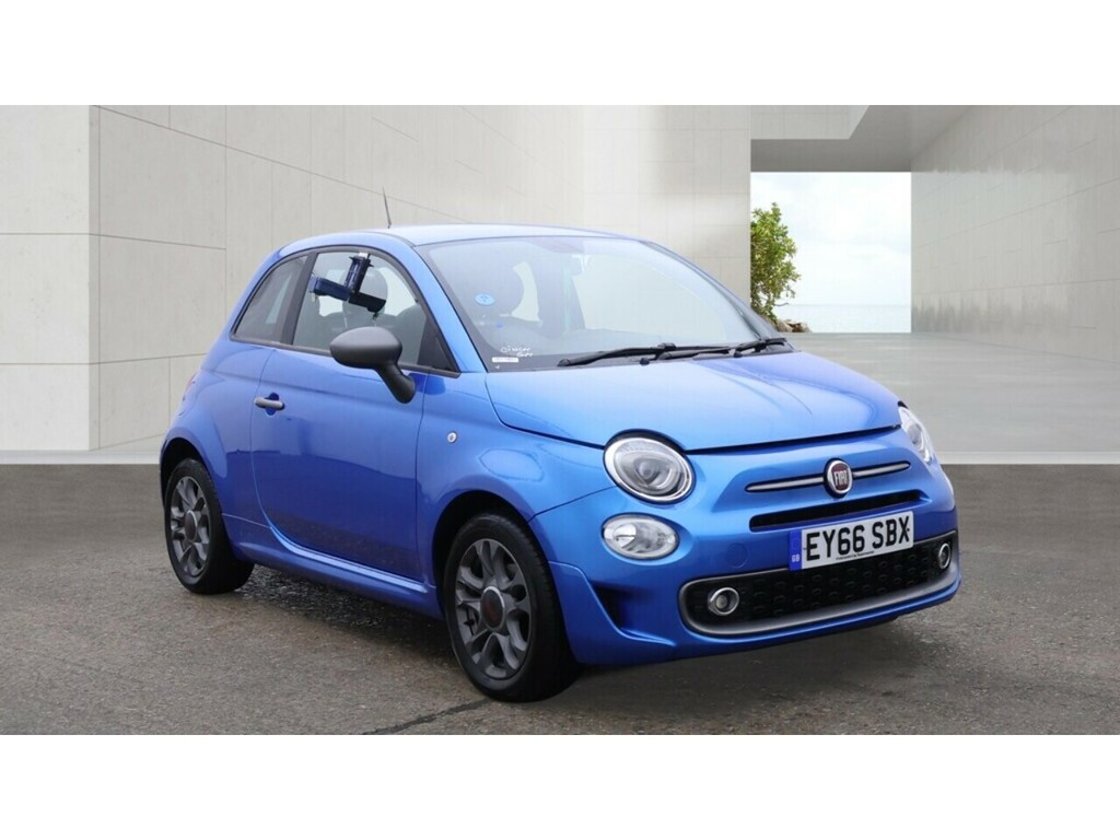 Fiat 500 S Blue