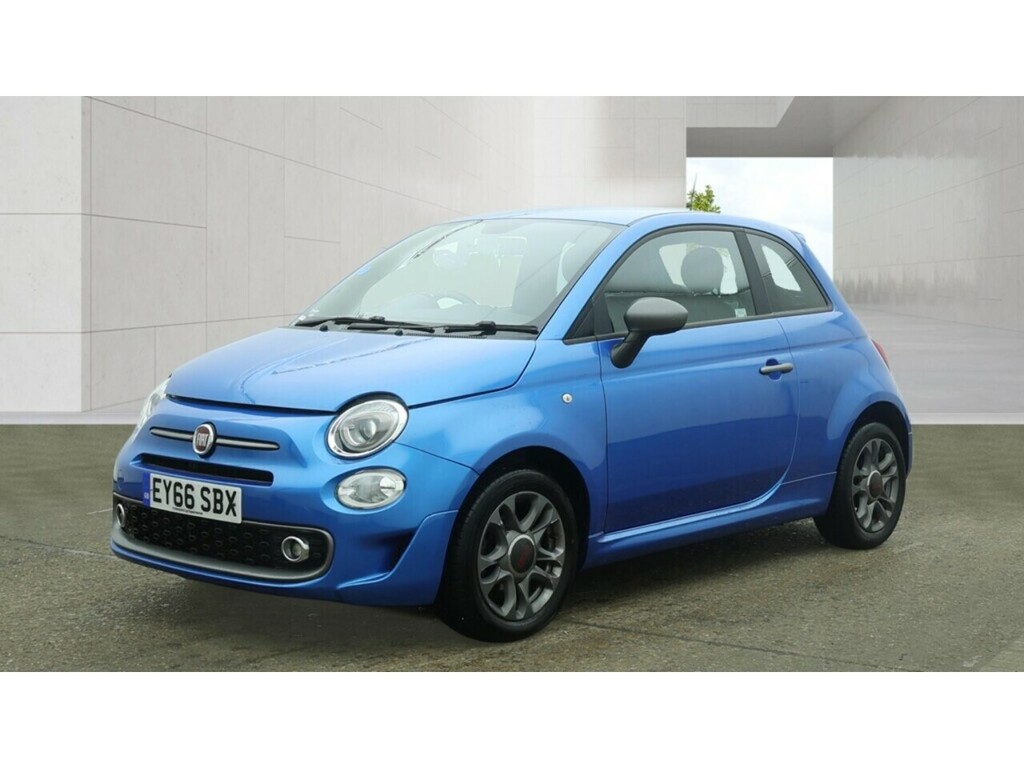 Fiat 500 S Blue #6