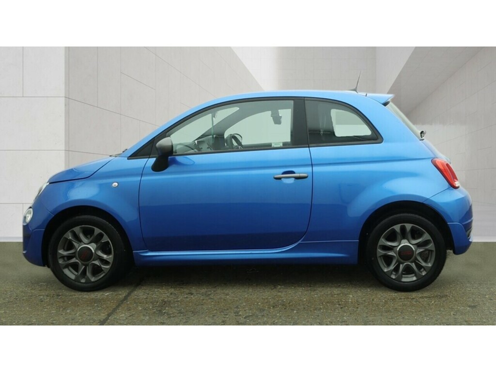 Fiat 500 S Blue #5