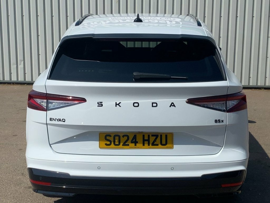 Skoda ENYAQ 2024 82Kwh 85X Sportline Plus Suv Aut SO24HZU White #6