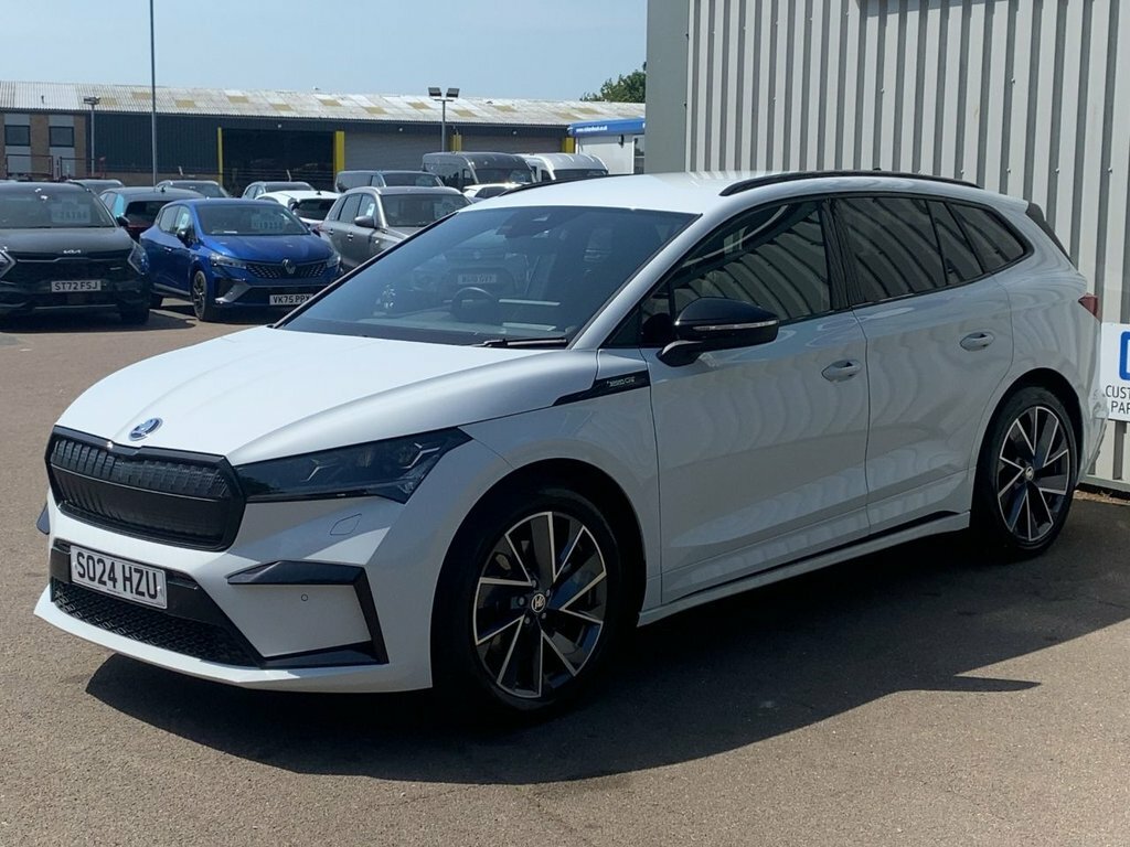 Skoda ENYAQ 2024 82Kwh 85X Sportline Plus Suv Aut SO24HZU White #3