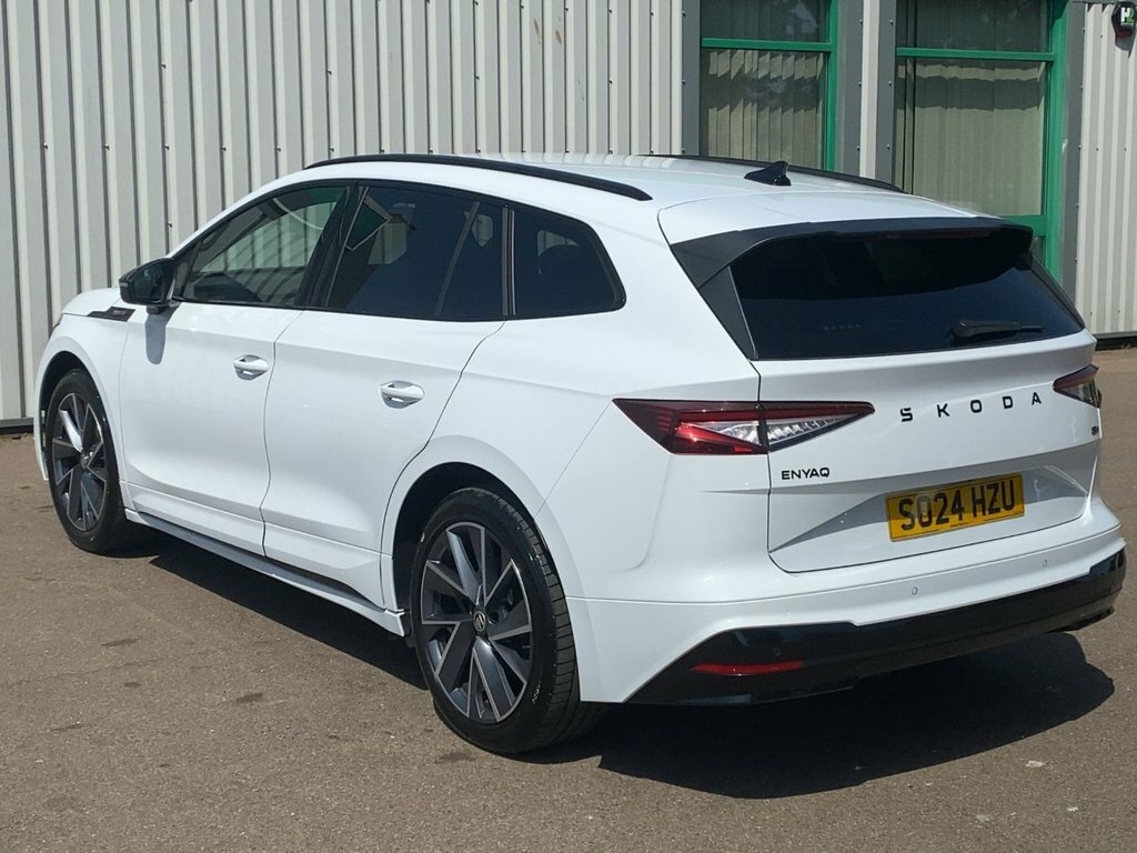 Skoda ENYAQ 2024 82Kwh 85X Sportline Plus Suv Aut SO24HZU White #5
