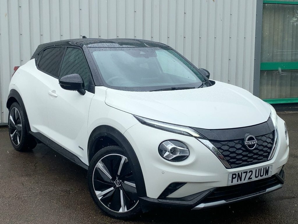 Nissan Juke 2022 1.6 Tekna Suv Hybrid Euro 6 PN72UUW White