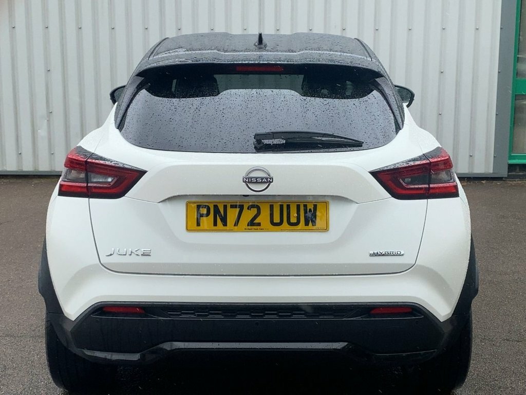 Nissan Juke 2022 1.6 Tekna Suv Hybrid Euro 6 PN72UUW White #6