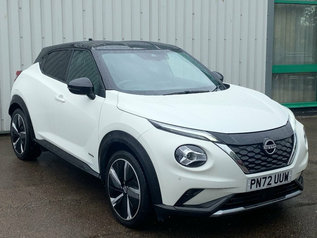 Nissan Juke 2022 1.6 Tekna Suv Hybrid Euro 6 PN72UUW White #4