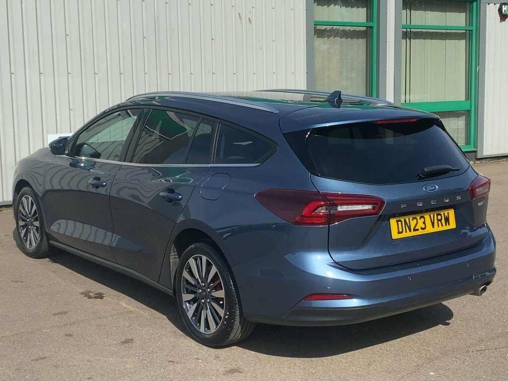 Ford Focus 2023 1.0T Ecoboost Mhev Titanium X Edition Estate DN23VRW Blue #5